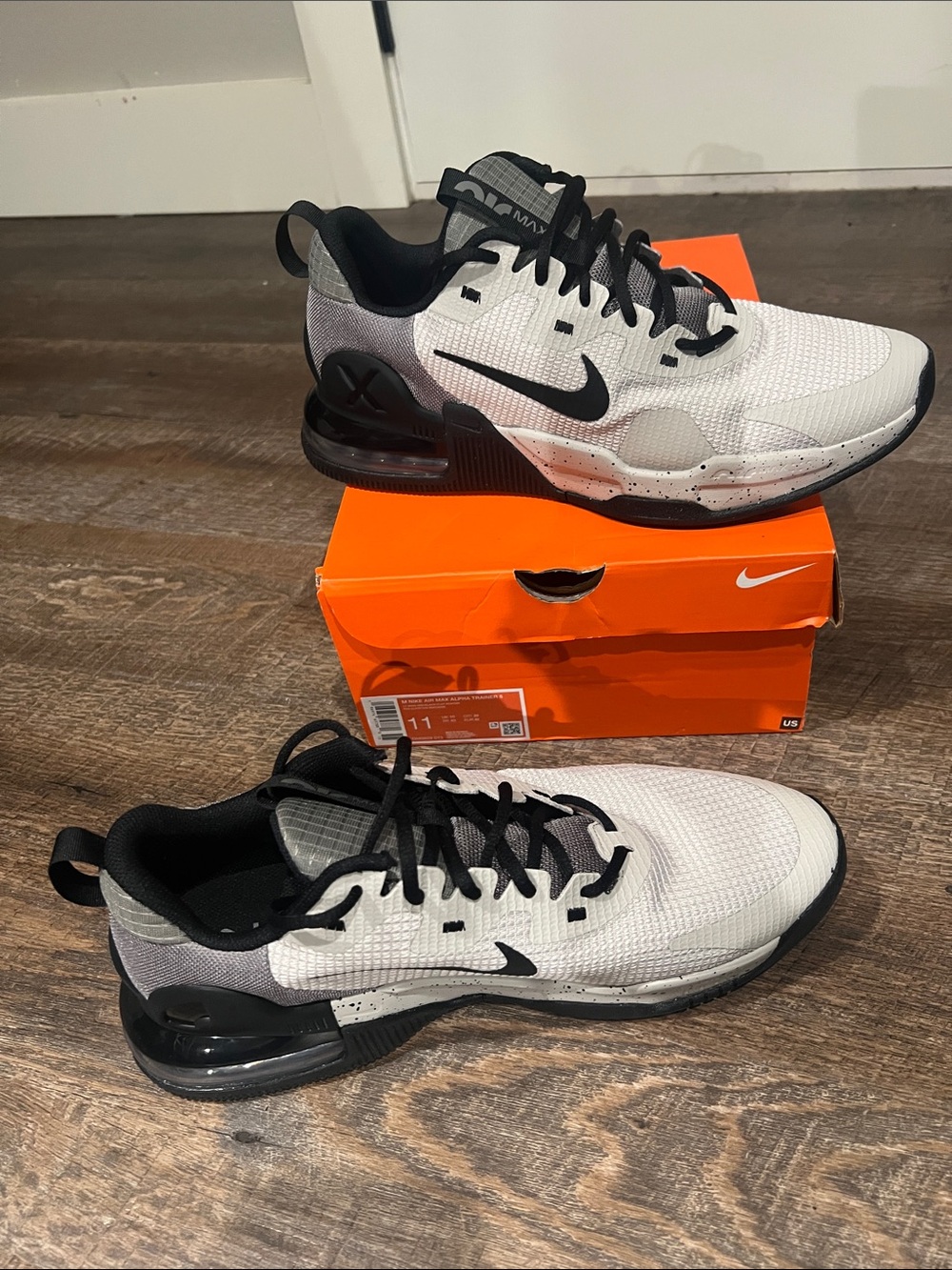 Nike Mens Air Max Alpha Trainer 5 LT Iron Ore/Black-Flat Pewter Size 11 - Picture 2 of 10